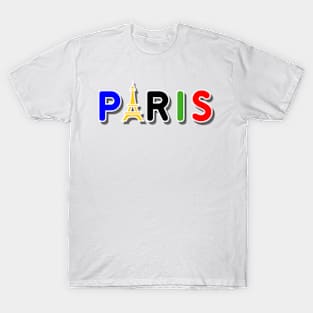 Paris olympics colors T-Shirt